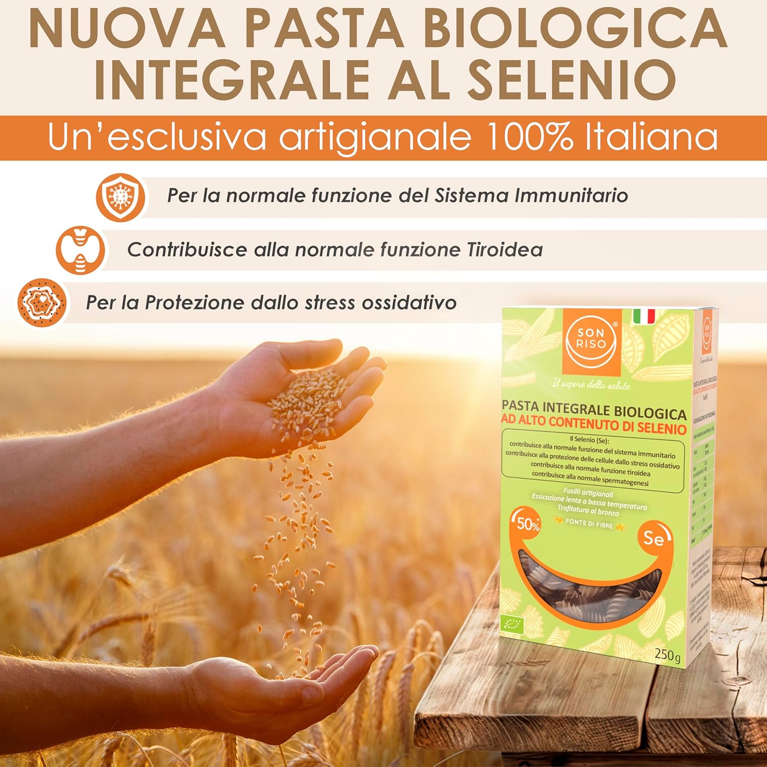 Fussili Integrali Bio ad alto contenuto di Selenio