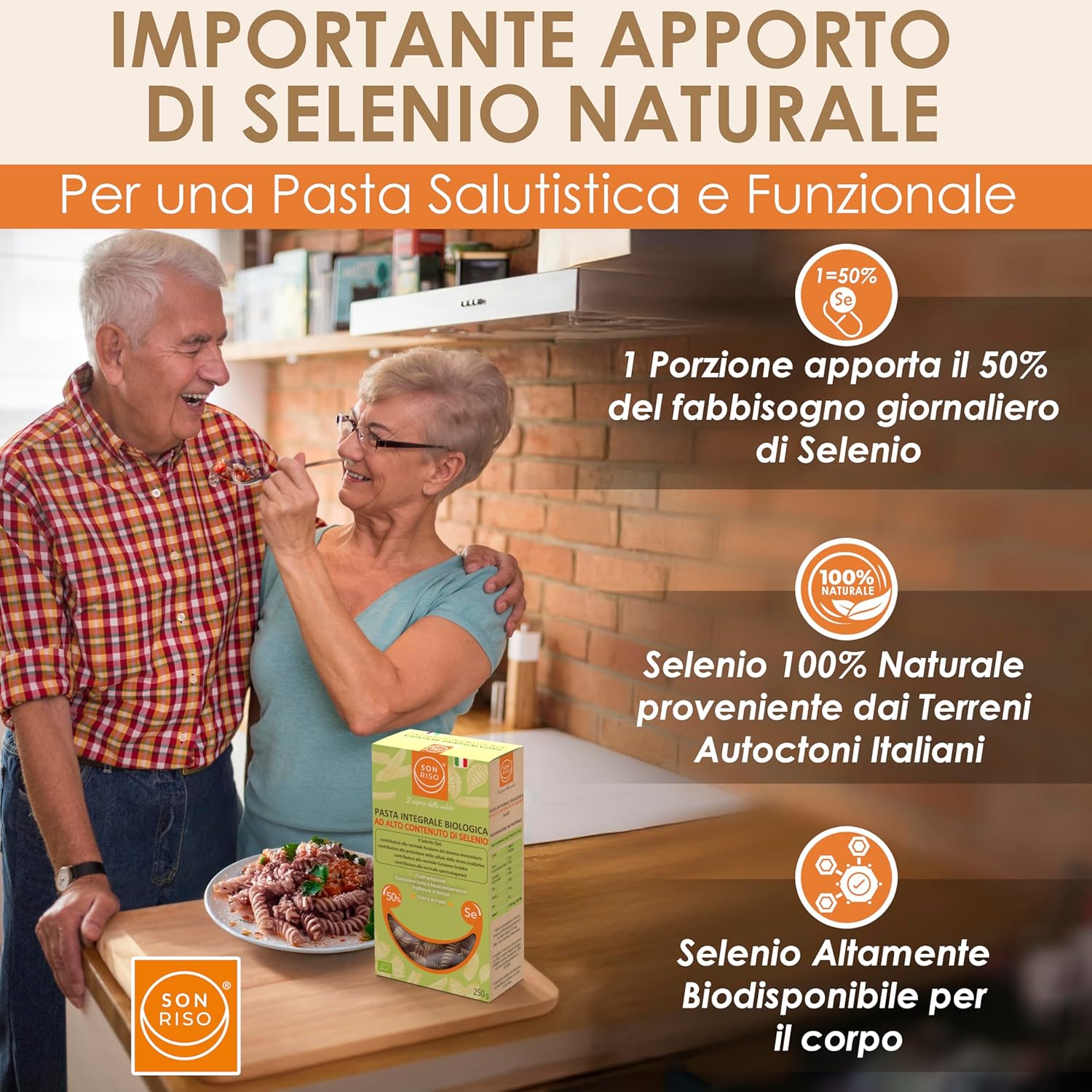 Fussili Integrali Bio ad alto contenuto di Selenio