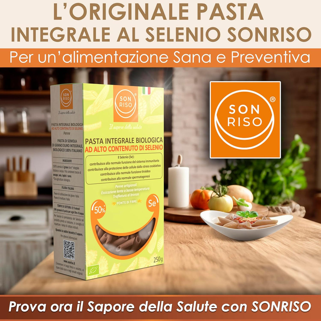 Penne Integrali Bio ad alto contenuto di Selenio