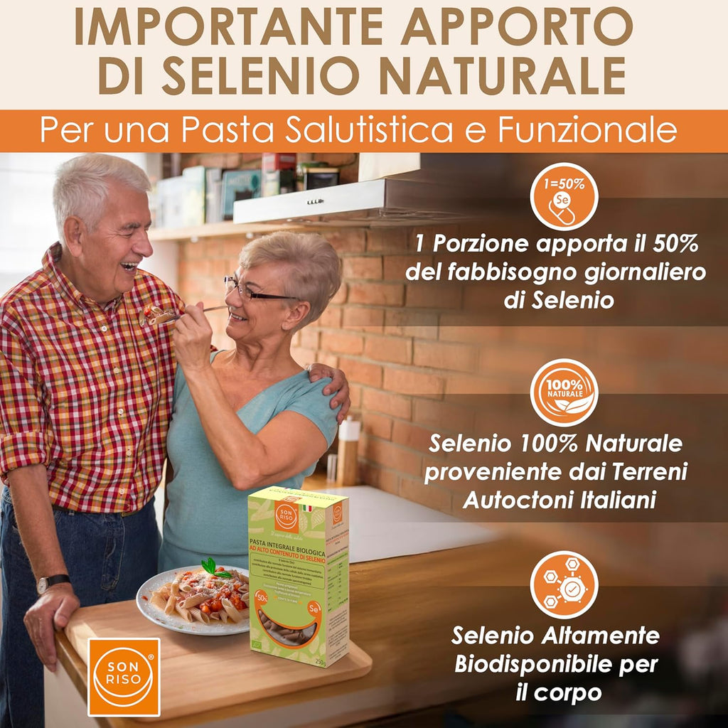 Penne Integrali Bio ad alto contenuto di Selenio