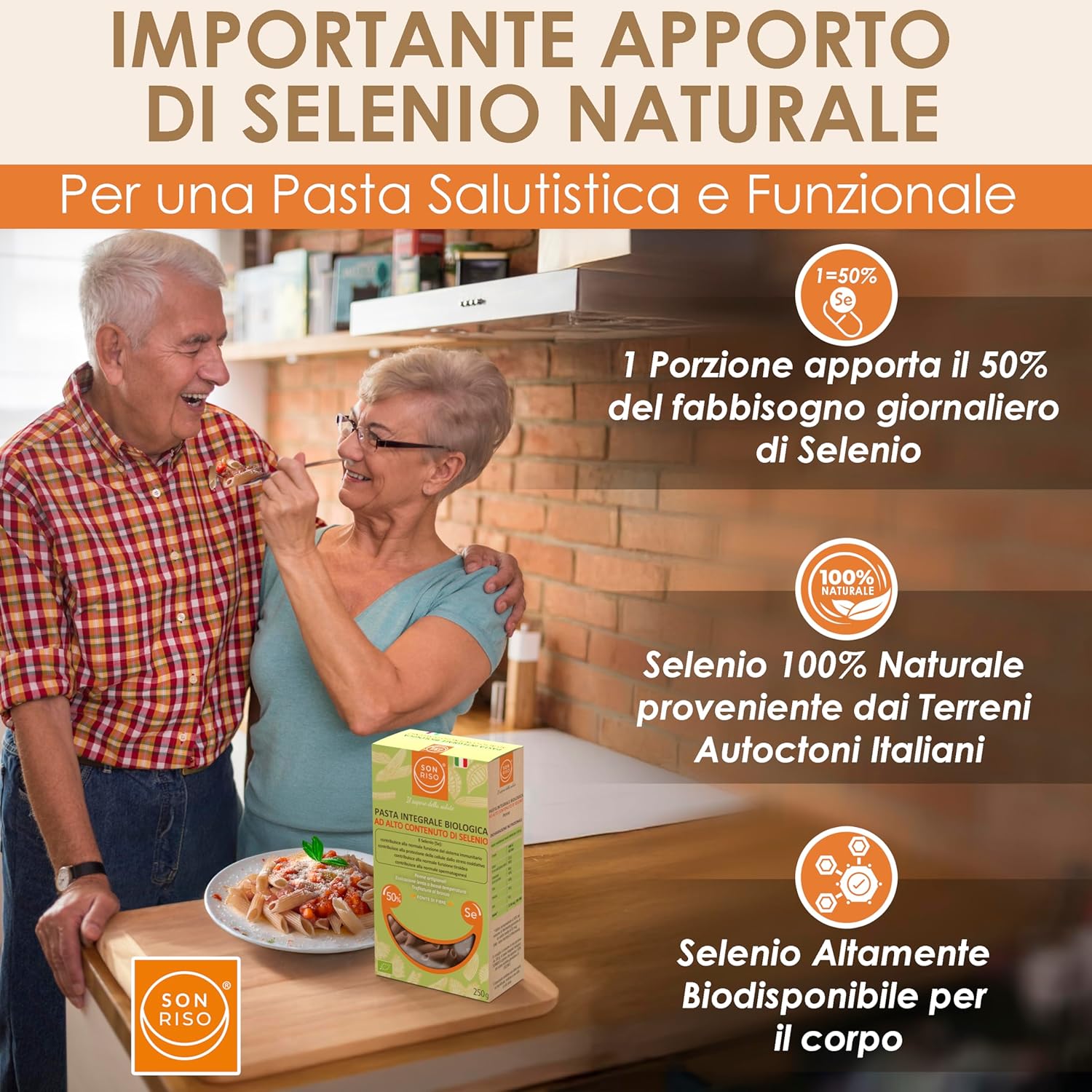 Penne Integrali Bio ad alto contenuto di Selenio