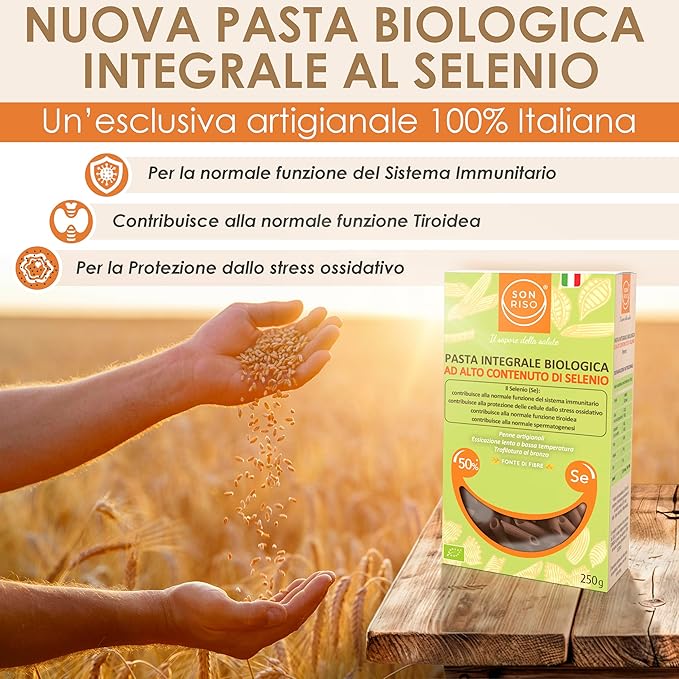 Penne Integrali Bio ad alto contenuto di Selenio