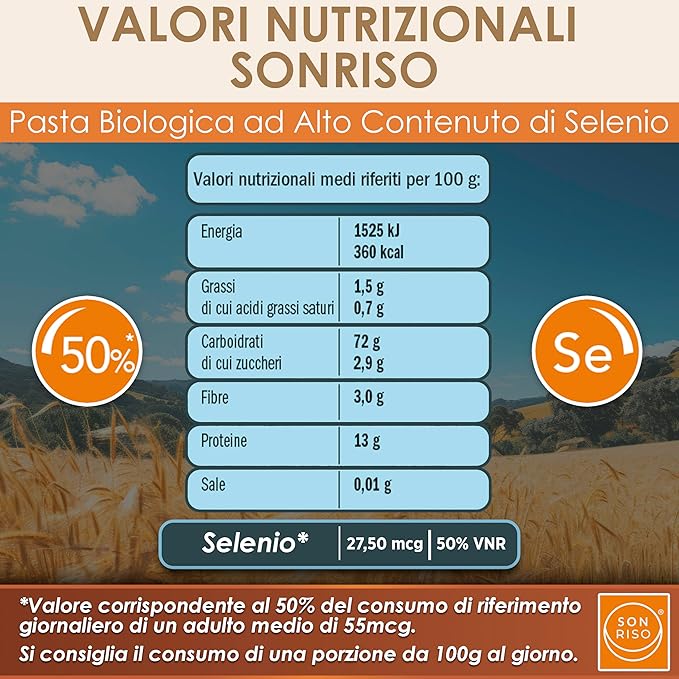 Penne Bio ad alto contenuto di Selenio