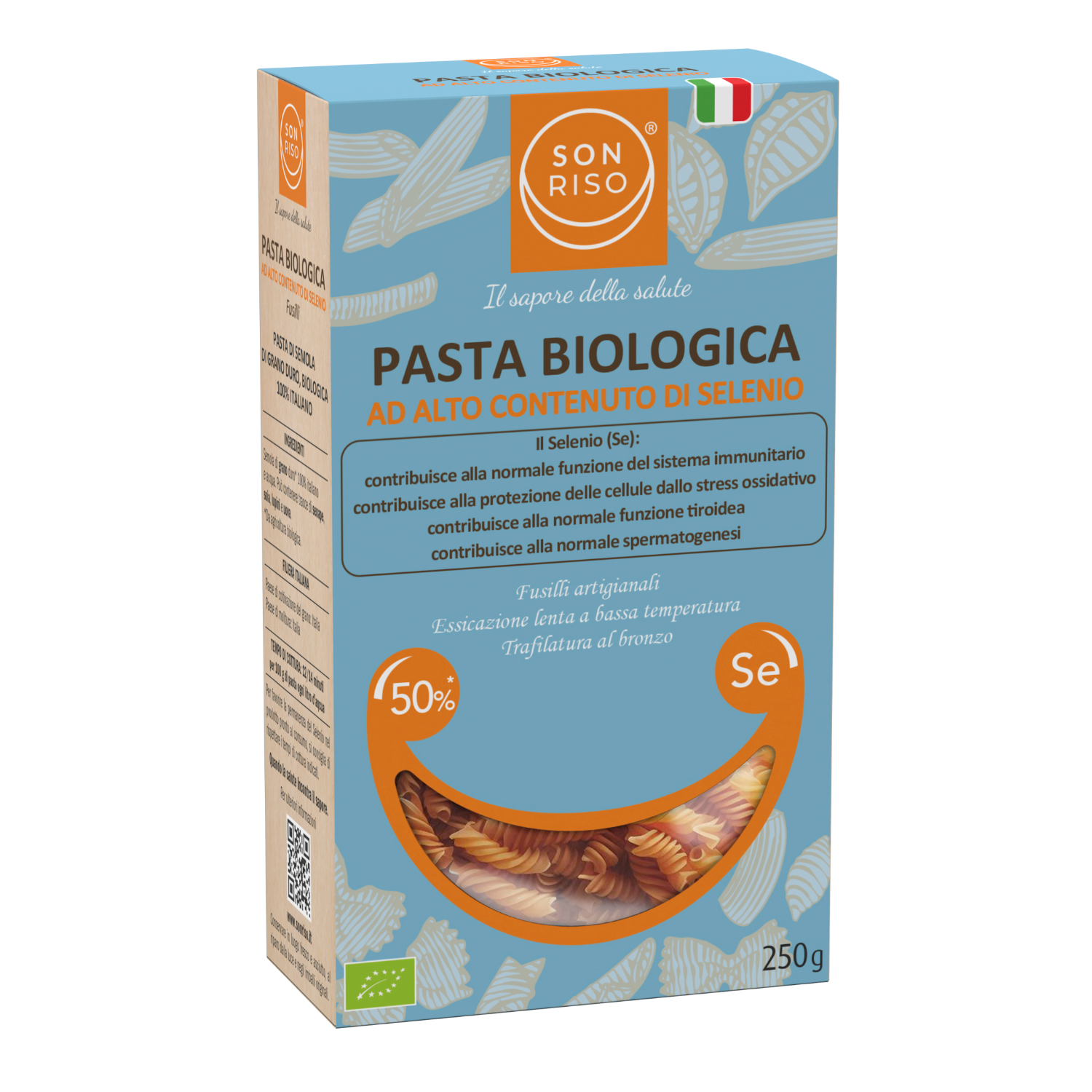 Fusilli Bio ad alto contenuto di Selenio