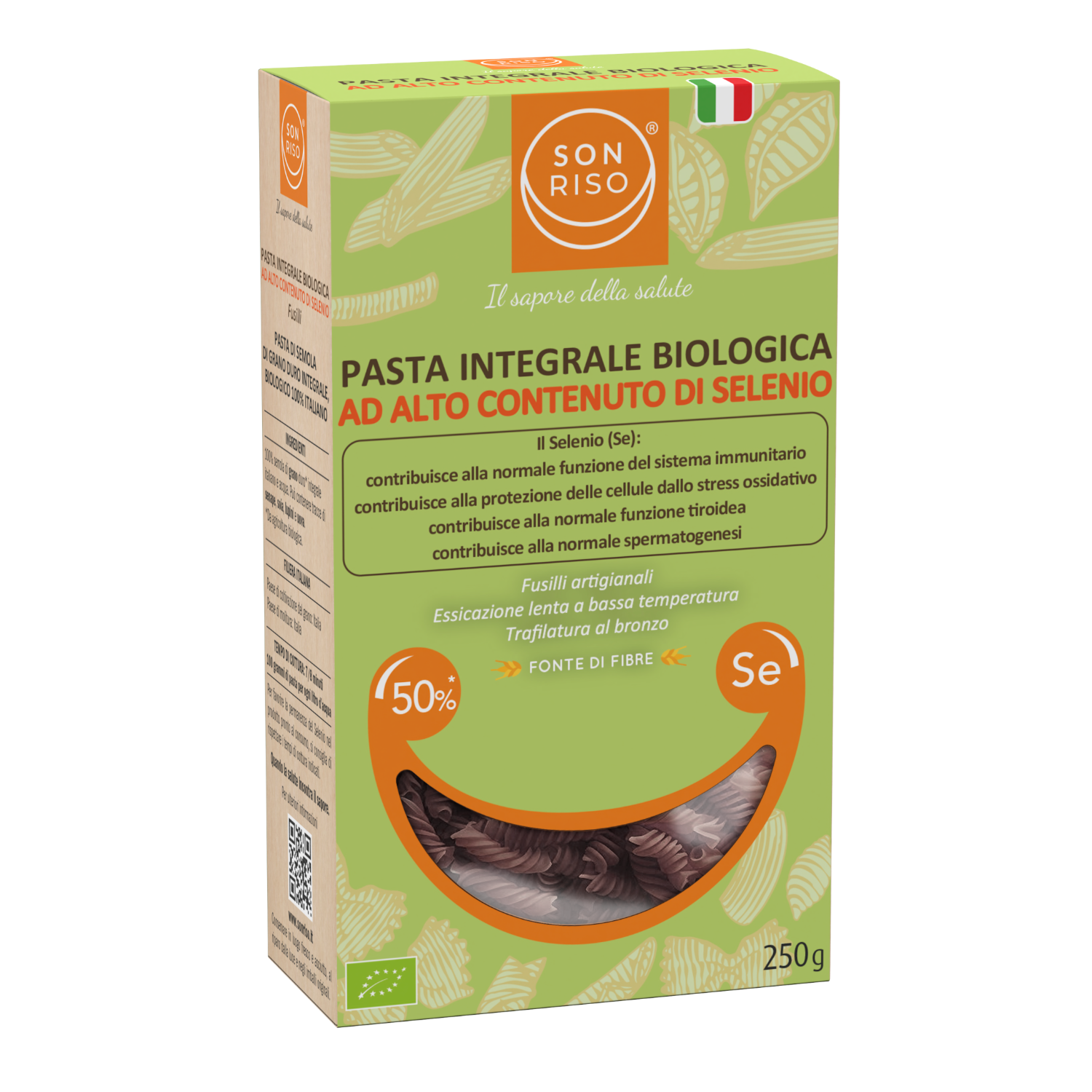 Fusilli Integrali Bio ad alto contenuto di Selenio