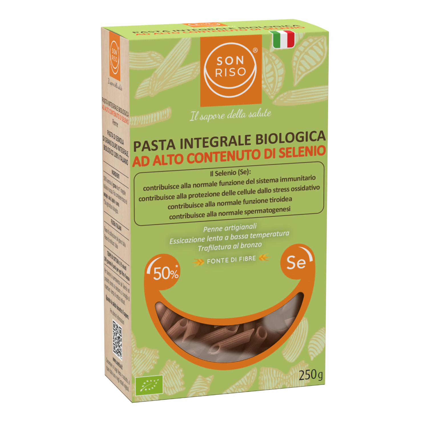 Penne Integrali Bio ad alto contenuto di Selenio